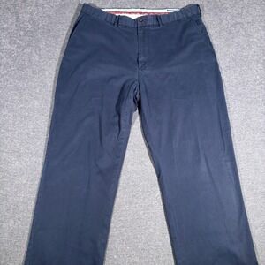Polo Ralph Lauren Pants Men's 36x30 Blue Chino Flat Front Golf Preppy Vintage